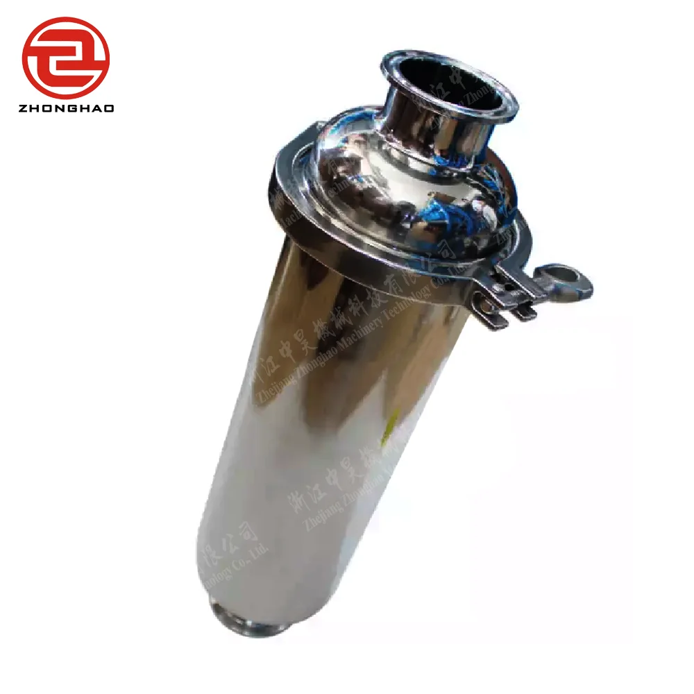 Stainless steel water processing equipment Straight through filter spare parts