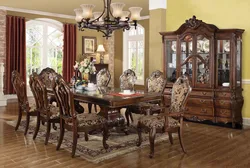 French provincial dining room sets classic luxury wooden dining room set american furniture WA188
