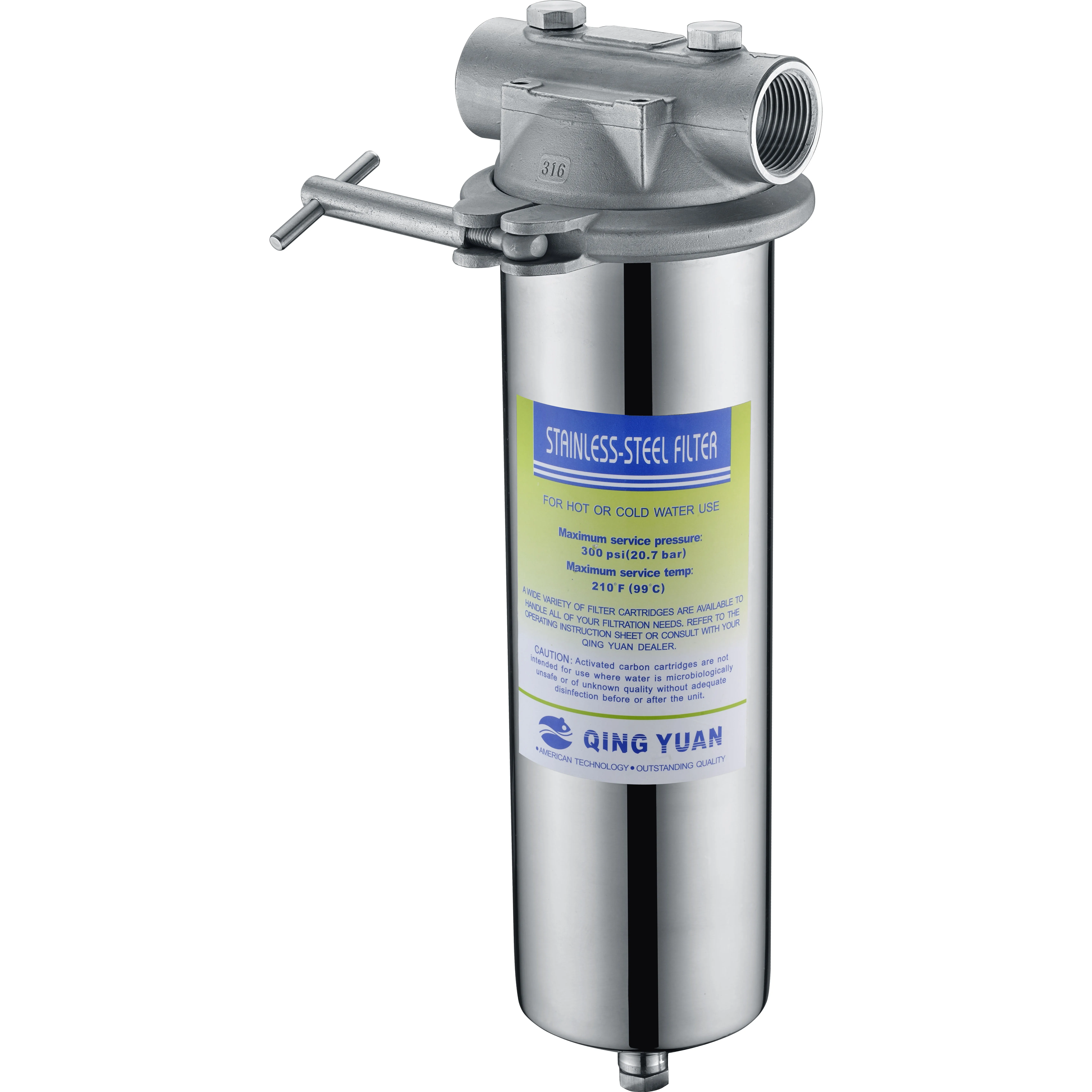 Торговый центр Хуэй IL-10C из нержавеющей стали 316 корпус фильтра зажим waterfilter корпус один корпус картриджа для водного фильтра