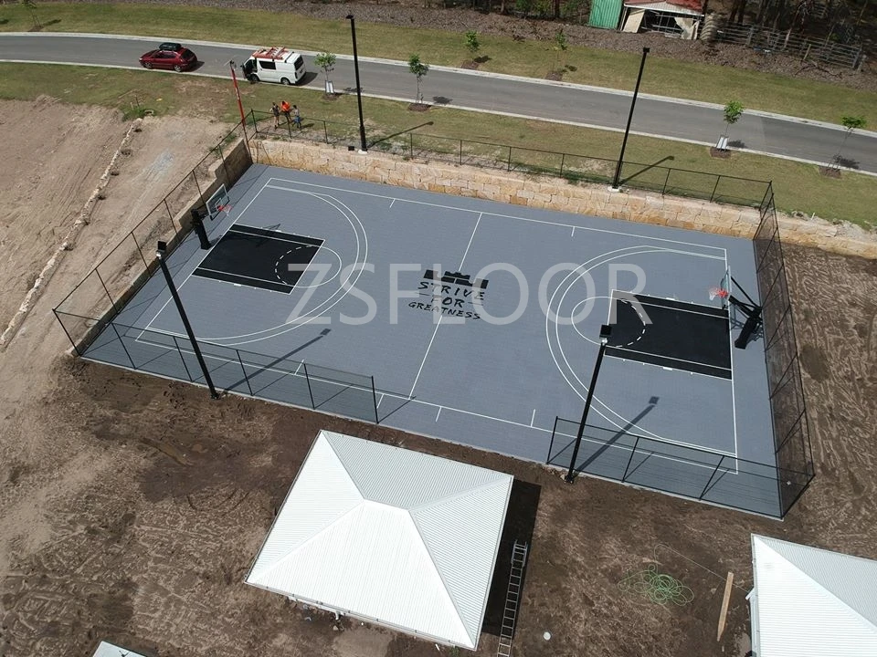 Plastic basketball court and badminton court flooring manufacture plastic floor mat