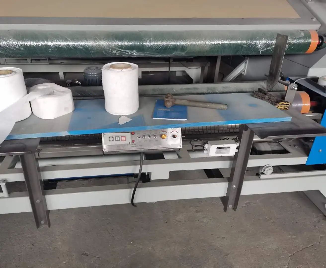 Used No tension fabric inspection machine /knit cloth rolling machine for textile finishing machine