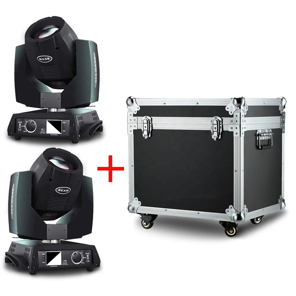 HAT hot 230W Moving head Stage light DMX512 DJ lights Sharpy light  230w  Flight Case for DJ Disco Club