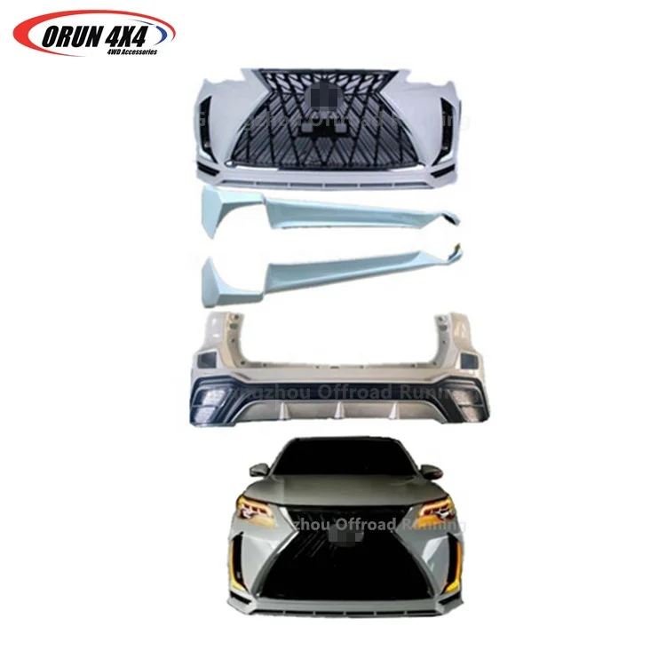 auto facelift body kits car bodykit bumper fortuner 2016 - 2018 fortuner body kit