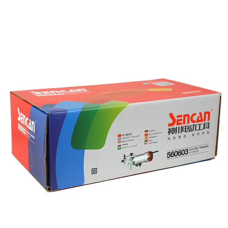 SENCAN 500W Electric Industrial All-aluminium chassis Grade Handheld Wood Router Trimmer Compact Electric Wood Trimmer