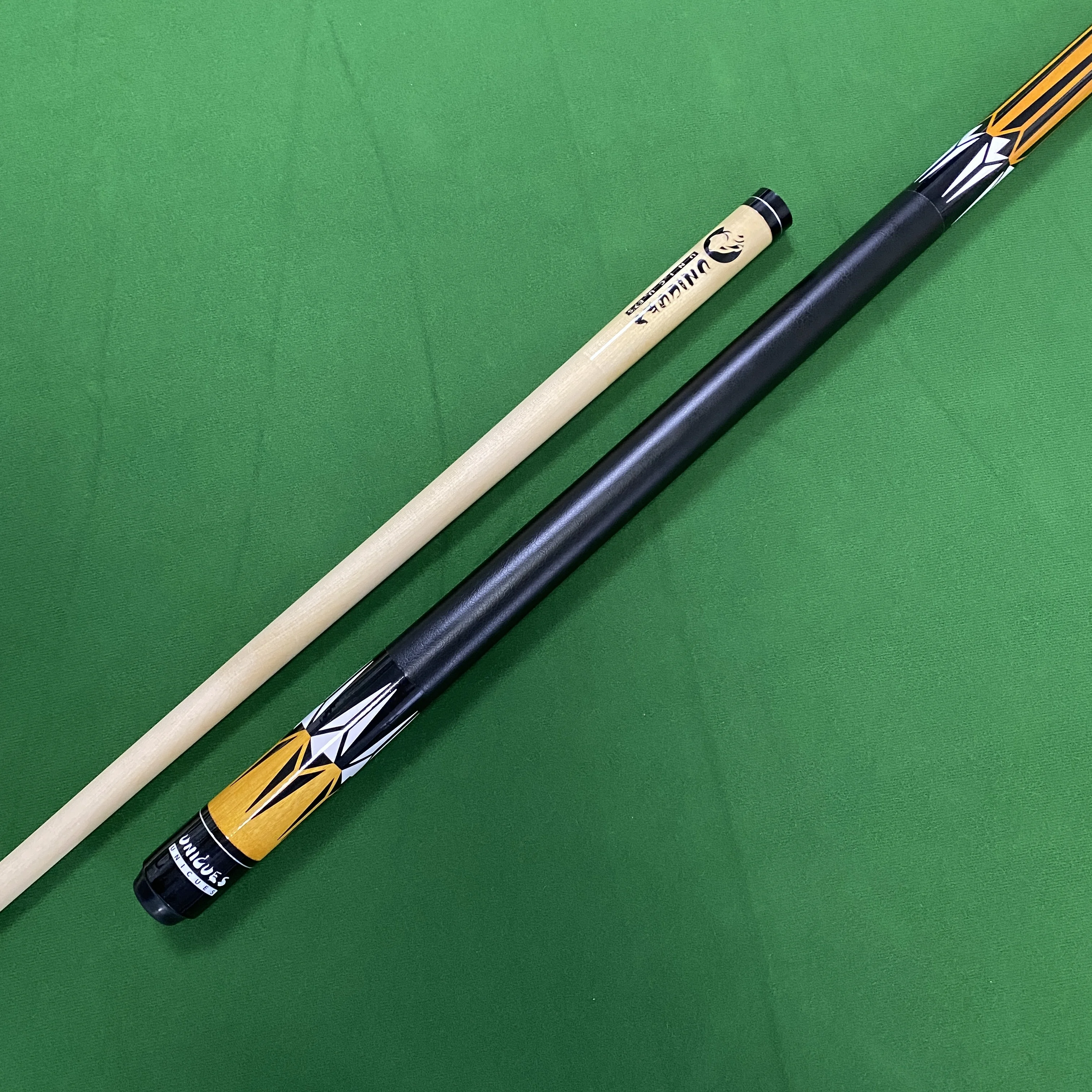 factory wholesale leather paint stainless steel join america pool cue  billiard stick