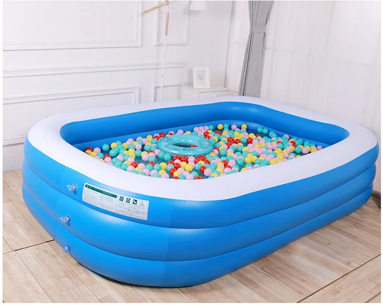 SU-020 Pool Outdoor Fitness Spa Pool Rectangular Inflatable Swimming Pool