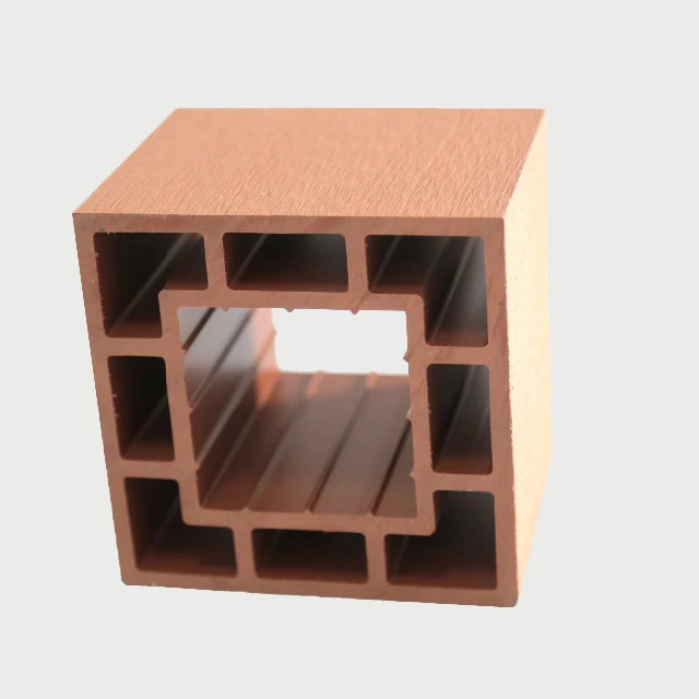 Переработанная древесина для наружного сада, балкона, патио, балясины, столб забора, столб, колонна, строительный материал 150*150 мм, квадратная трубка из ДПК