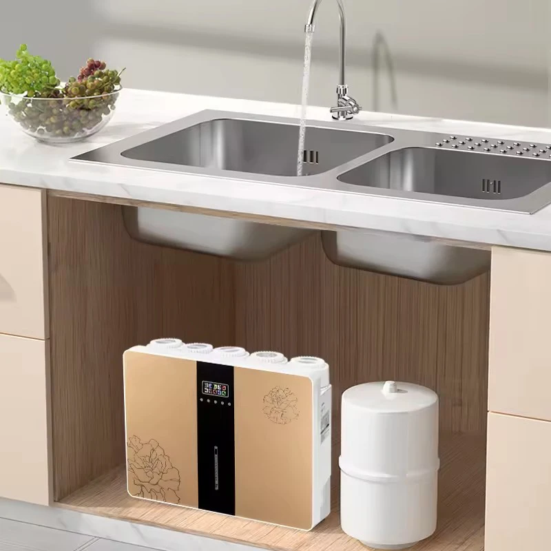 Portable Electric TDS Gold Alkaline Water Filter Machine Household Reverse Osmosis (RO) System Gold Home Drinking Water