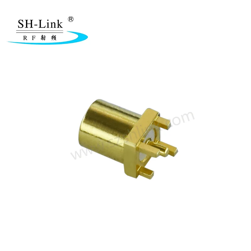 Gold 6GHz MMCX Connector for MMC female RF Coaxial Connector for PCB