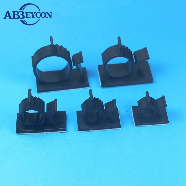 Convenient Tape Cable clamp Wall Wire Clips adhesive Clamp Lines mounting clips