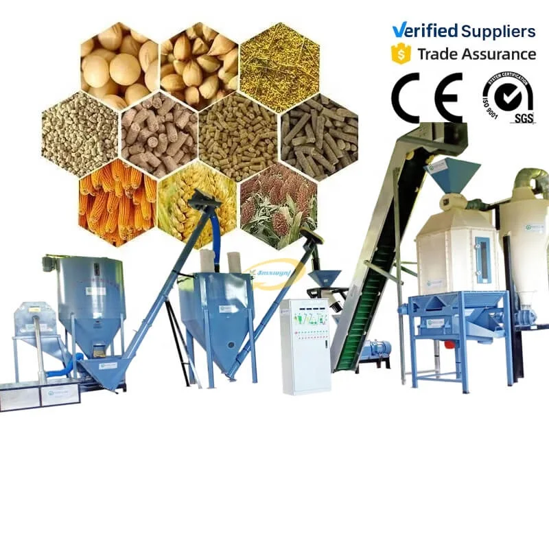 Ring Mold Feed Pellet Machines Pellet Machine Animal Feed Chaff Cutter Feed Pellet Machine Hammer Mill Product Line