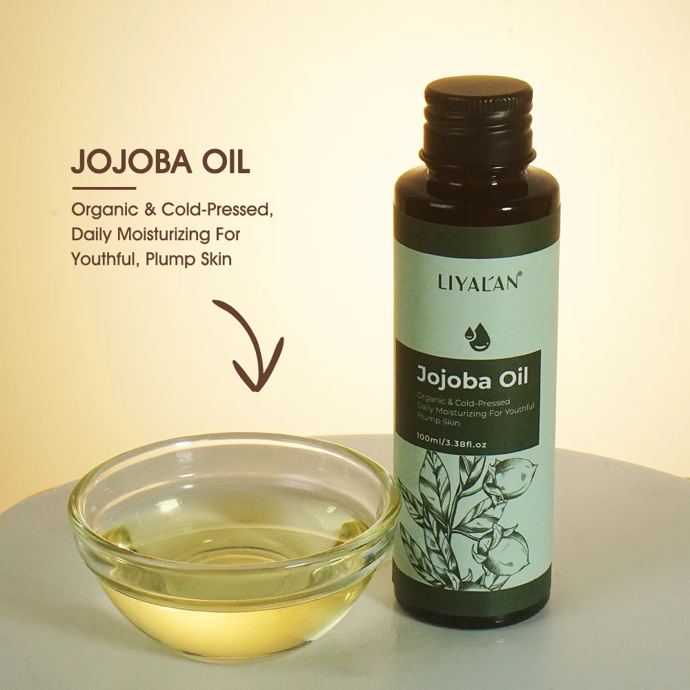 Wholesale Bulk Refined 100% Pure Organic Golden Color Cold Pressed Hair Oil Skin Moisture Jojoba Oil