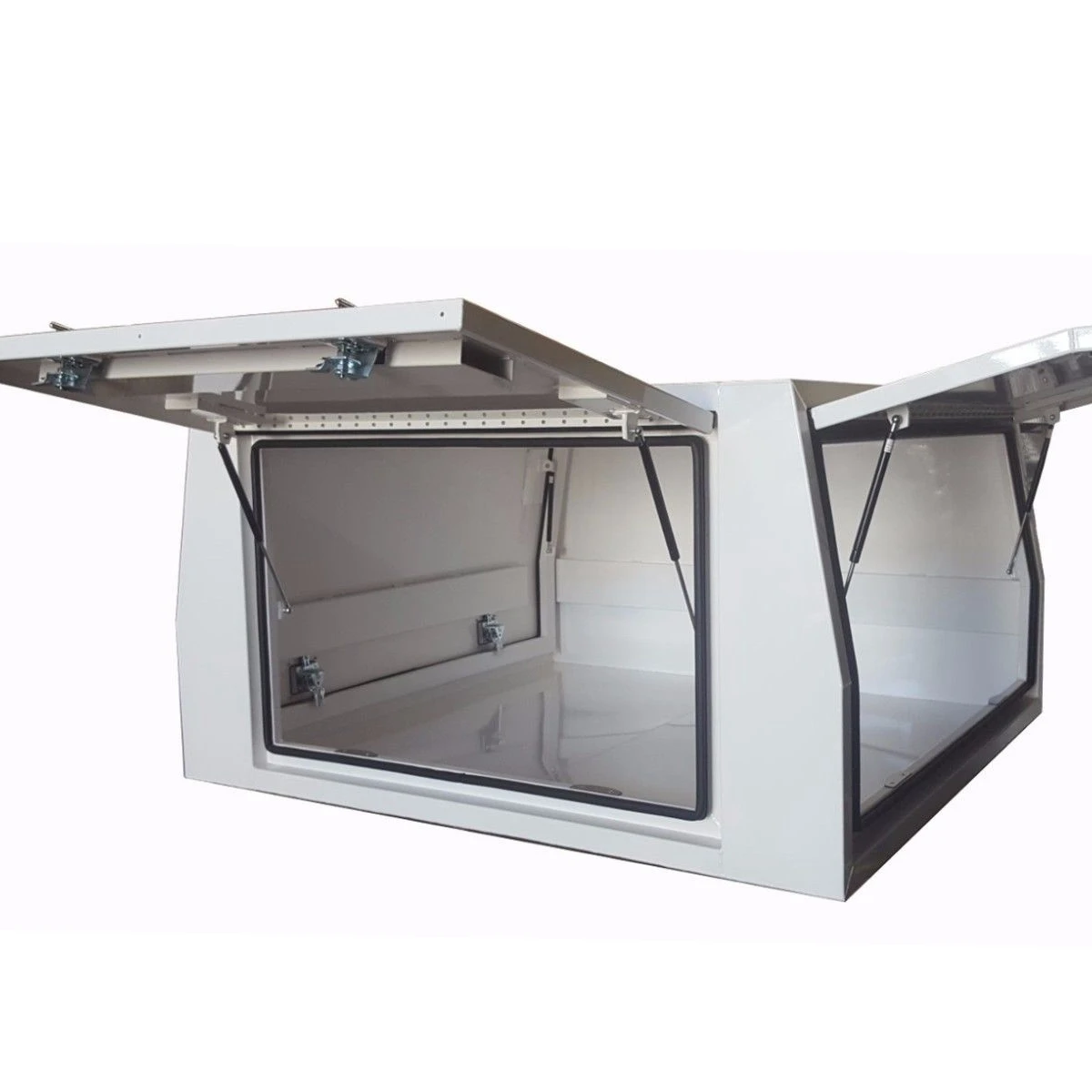 OEM Custom Stainless Steel Aluminum Tool Box Sheet Metal Processed Laser Cutting Bending Welding Powder Coated Metal Truck Box