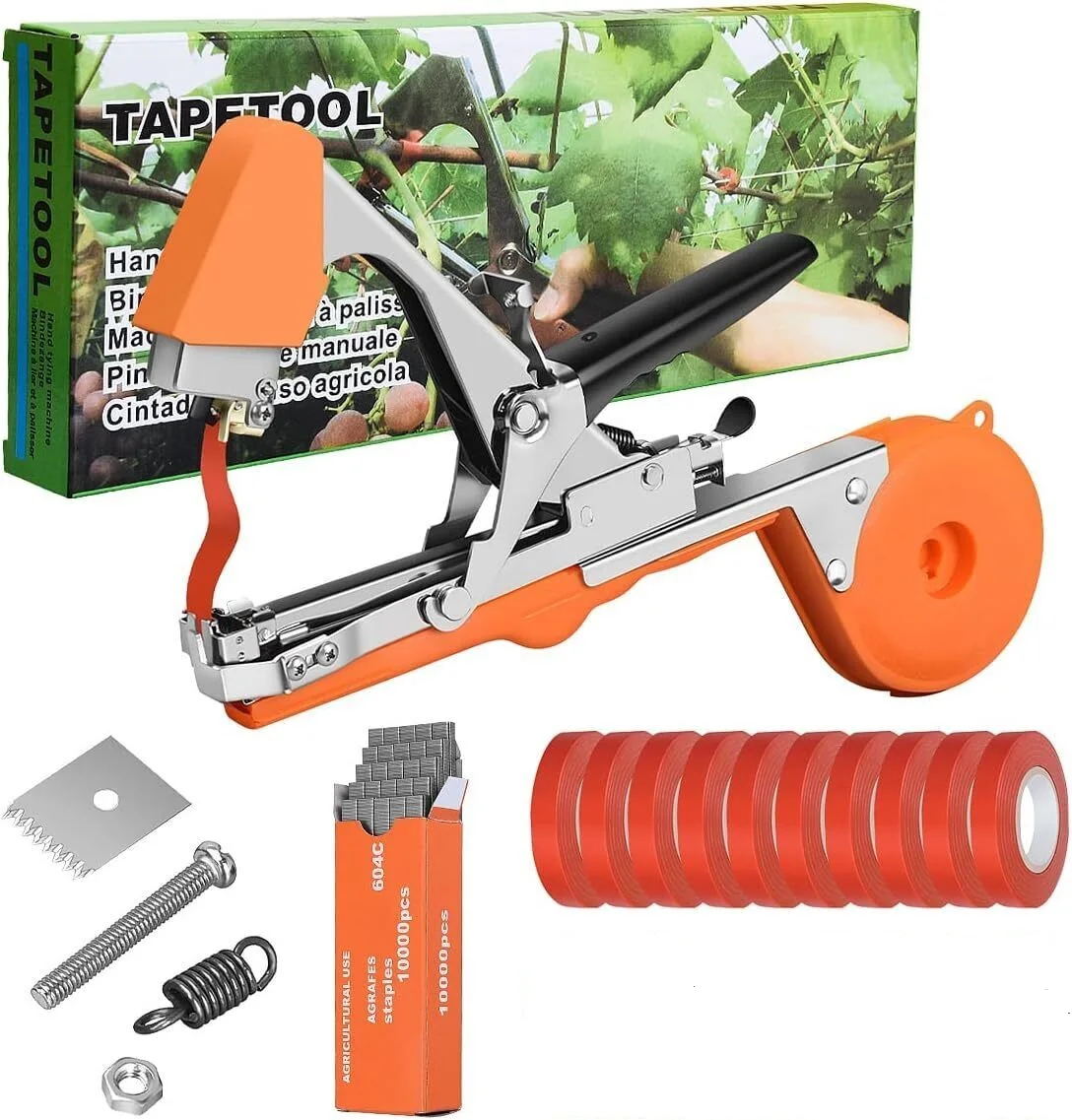 Machine Garden Tools Tapetool Tapener Packing Vegetable Stem Strapping Cutter