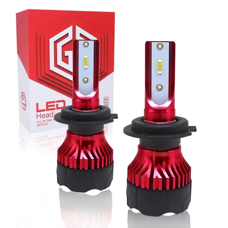 Wholesale Auto Lighting System Led Headlight H7 K5 Faro Luces Focos Led H7 High Low Beam H7 Car Led Bulbs