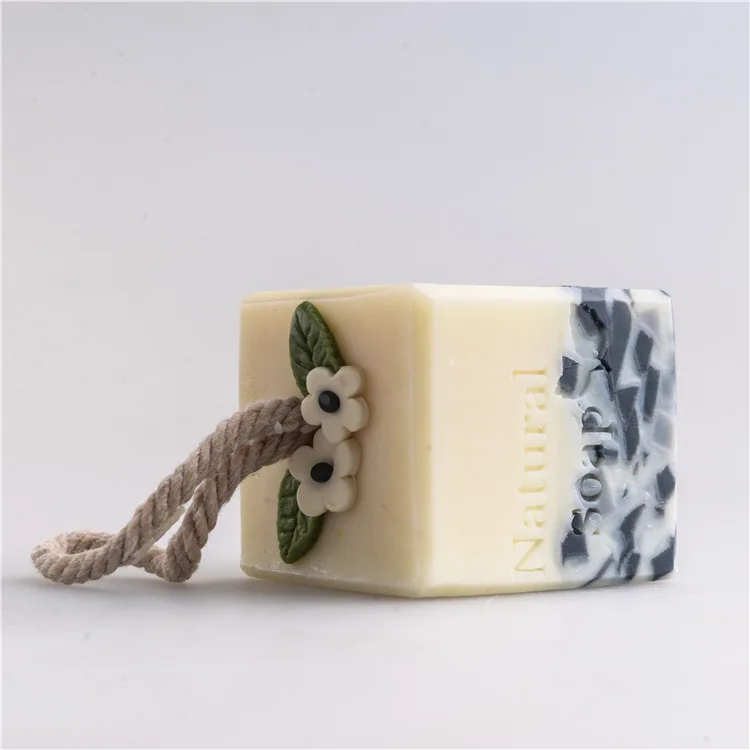 Private Label OEM Organic Naturally  Sea Buckthorn Lemon Soap Handmade Nature Acne Soap For Skin Care
