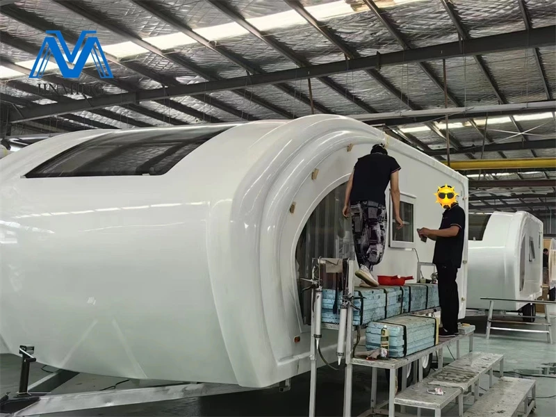 Prefab Trailer on Wheel Living Room Tiny House for New Zealand