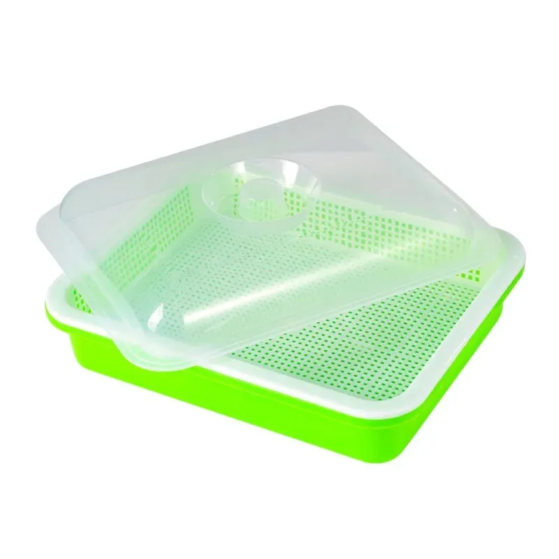 Sprout Bean vegetable planting with high cover lid heat preservation and moisturizing seedling tray soilless cultivation kit