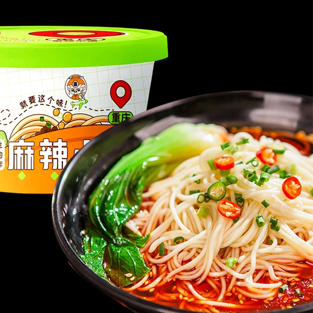 Оптовая продажа лапши вкусный суп Халяль OEM пакет упаковки вкусные острые ароматы Чунцин оптовая продажа лапши быстрого приготовления