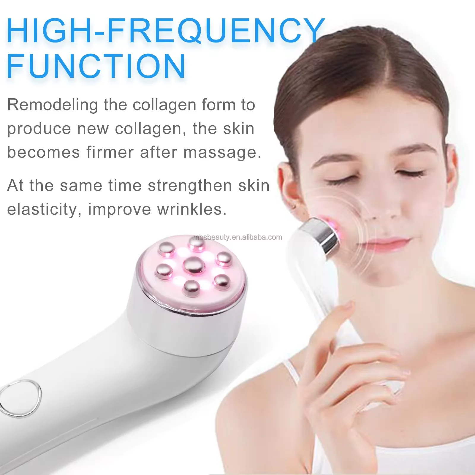 Best At-home Radio Frequency Anti Aging Machine Portable  Ems Led Face Lifting Beauty Device