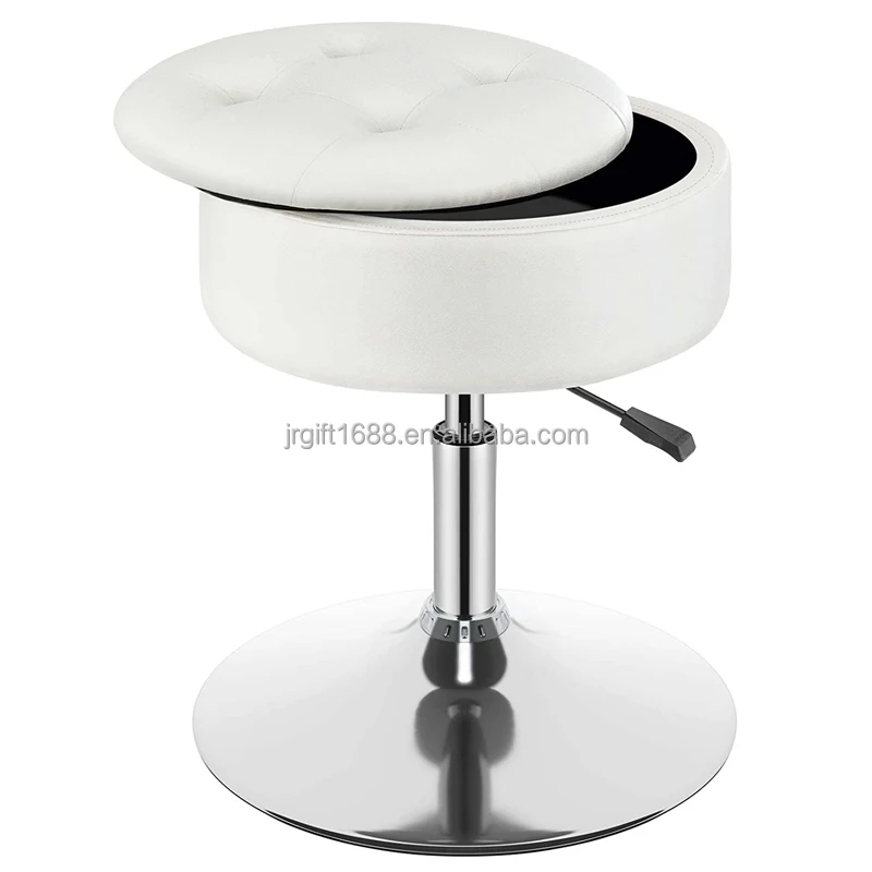 Custom Size Hot Sale Makeup Chairs Adjustable Height Round Stool Revolving Chair