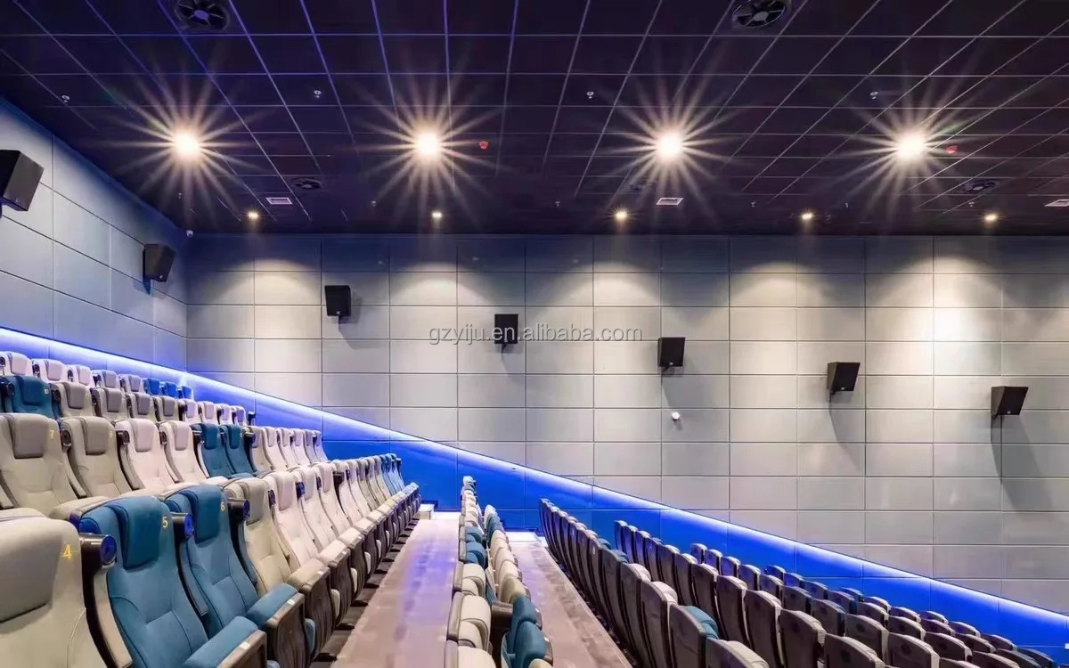 Theater Cinema Acoustic Wall Panel Sound Absorption Soundproof Fabric Acoustic Panel