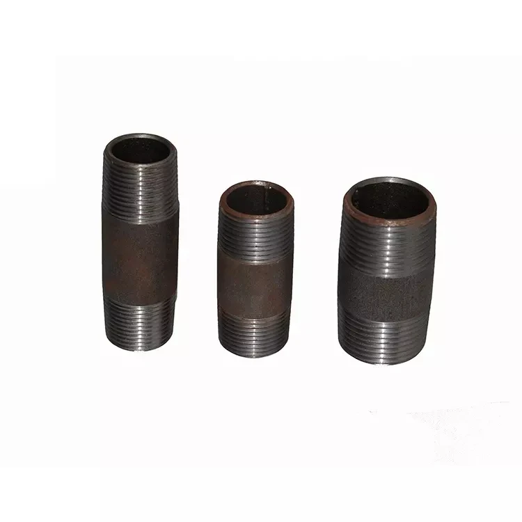 Forged Galvanized Black Cast Iron Nipple Pipe Galvanized Nipple