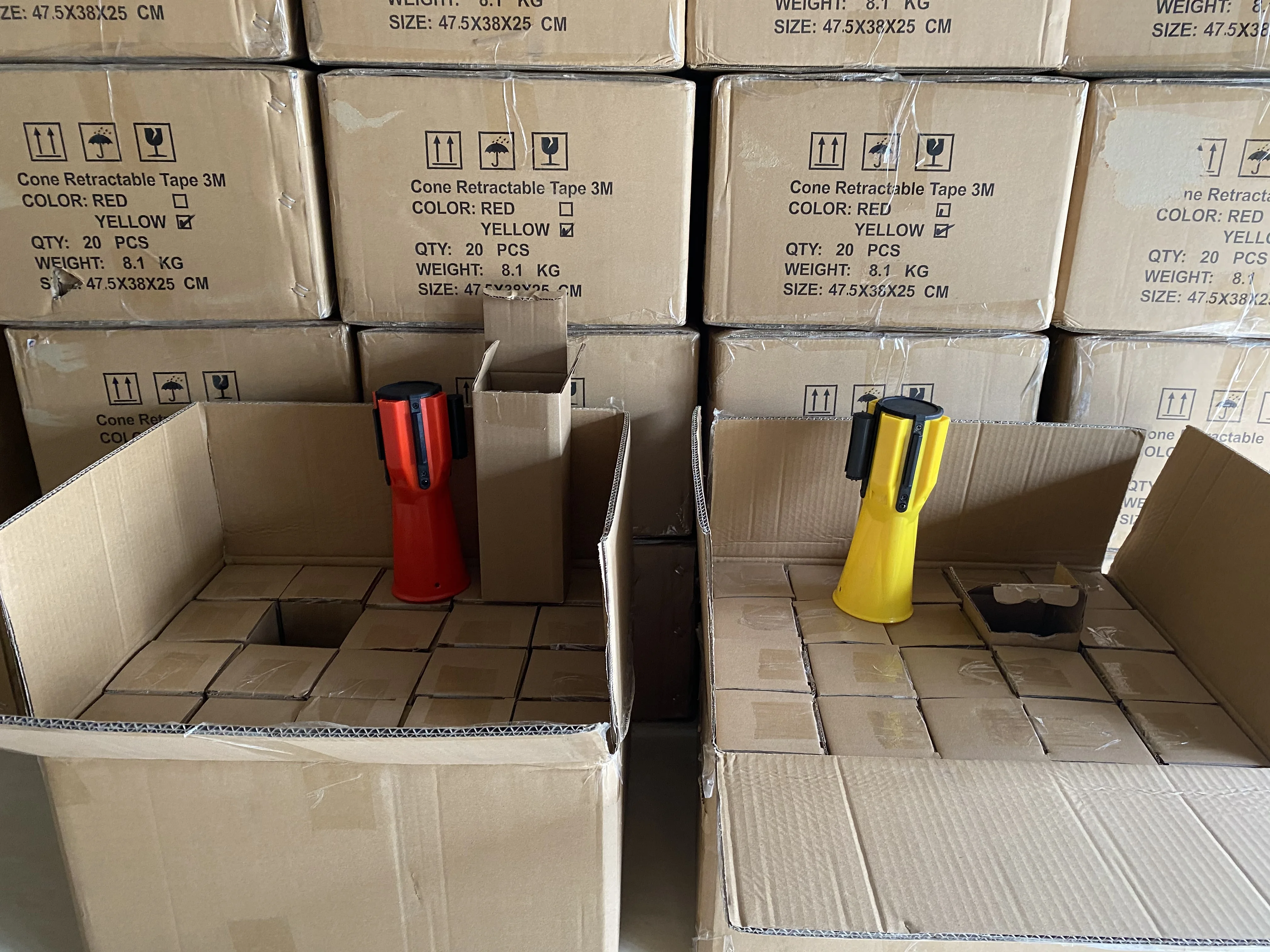 red color2/3/5/9meters high quality cinta retractil