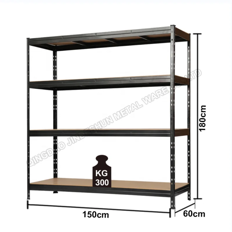 KINDE metal structure cold rolling steel mdf storage rack heavy duty SHELF UNIT SHELVES FOR STORAGE