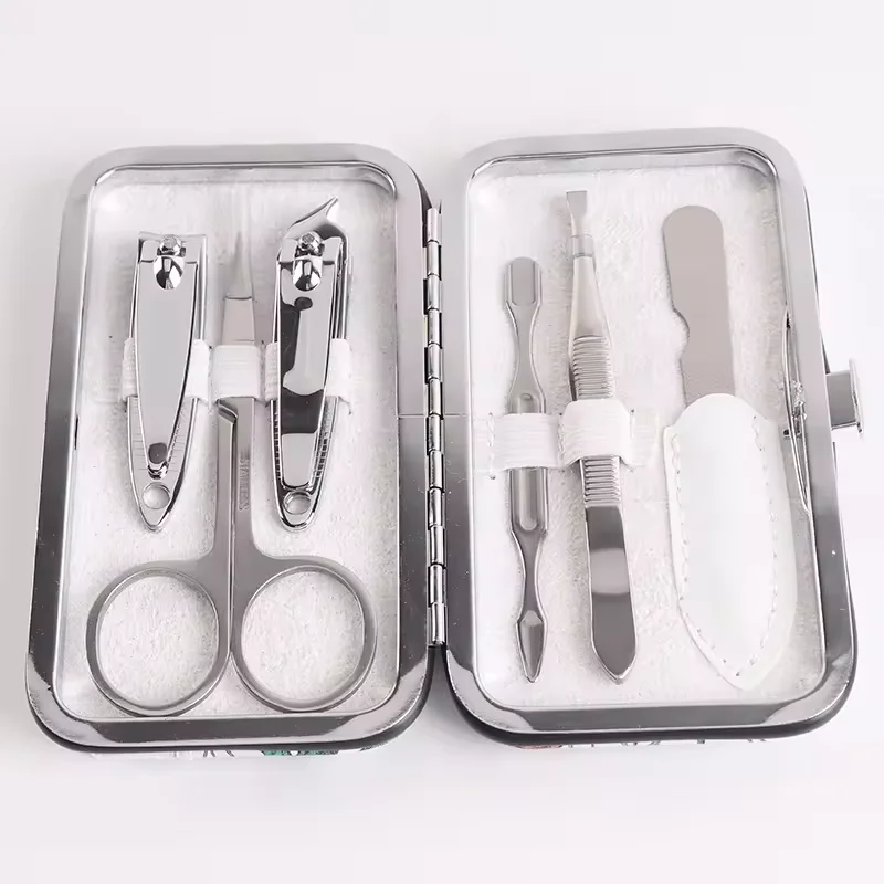 Manicure beauty tools Nail clipper set Nail clipper 6-piece set nail tongs Manicure gift