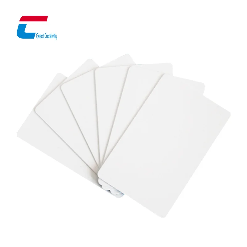 Printable NFC NTAG 213 1kbytes Blank White Card MIFARE Classic 1K 13.56mhz RFID Blank PVC Card
