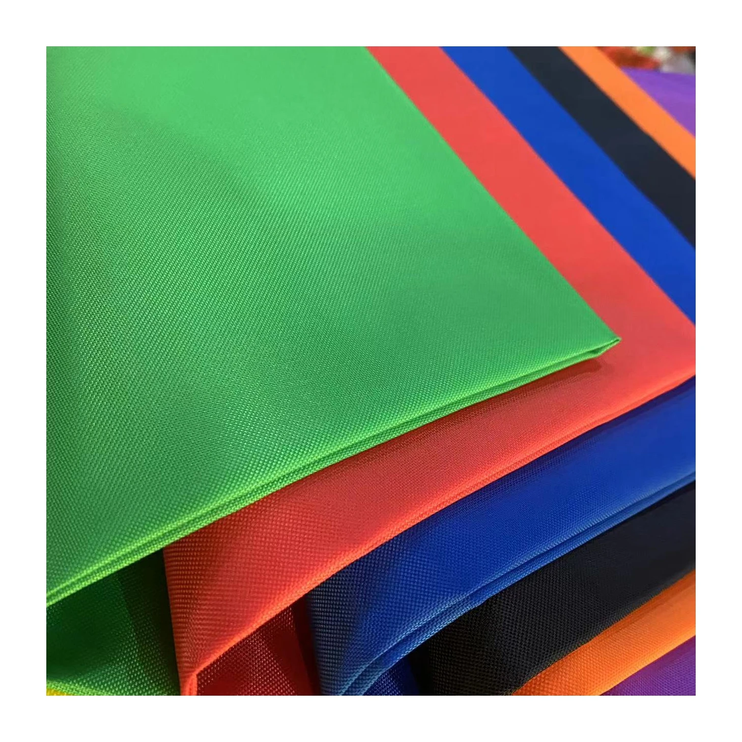Tear resistance 100%Polyester waterproof  P/D Oxford fabric for Outside bag lining
