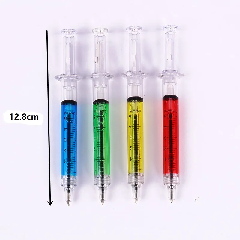 Customized Personalized Plastic Ballpoint Syringe Pen For Doctors And Nurse Gift
