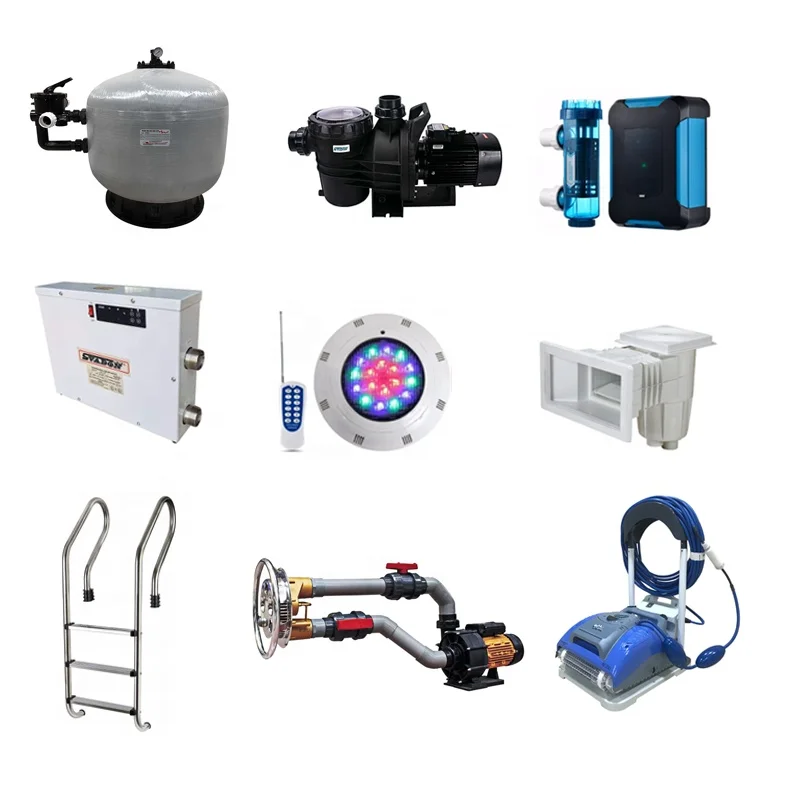 Full Set Swimming Pool Water Treatment Solution Equipment And Accessories