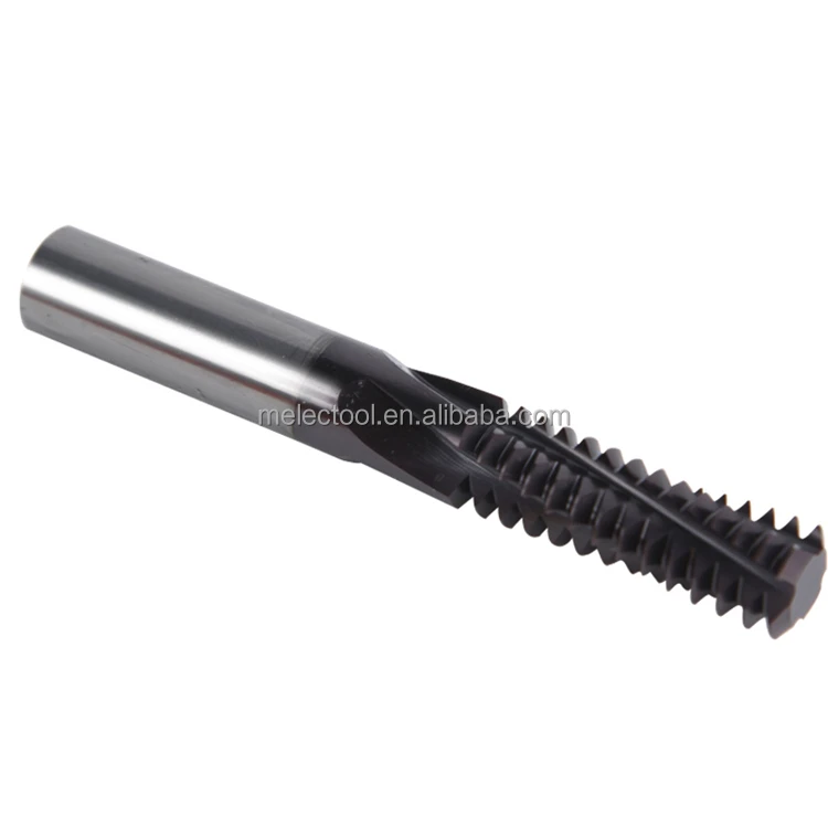 
Oem High Performance Flat End Milling Cutter M16 M24 Unc Altin Coated Carbide Thread Milling Cutter 