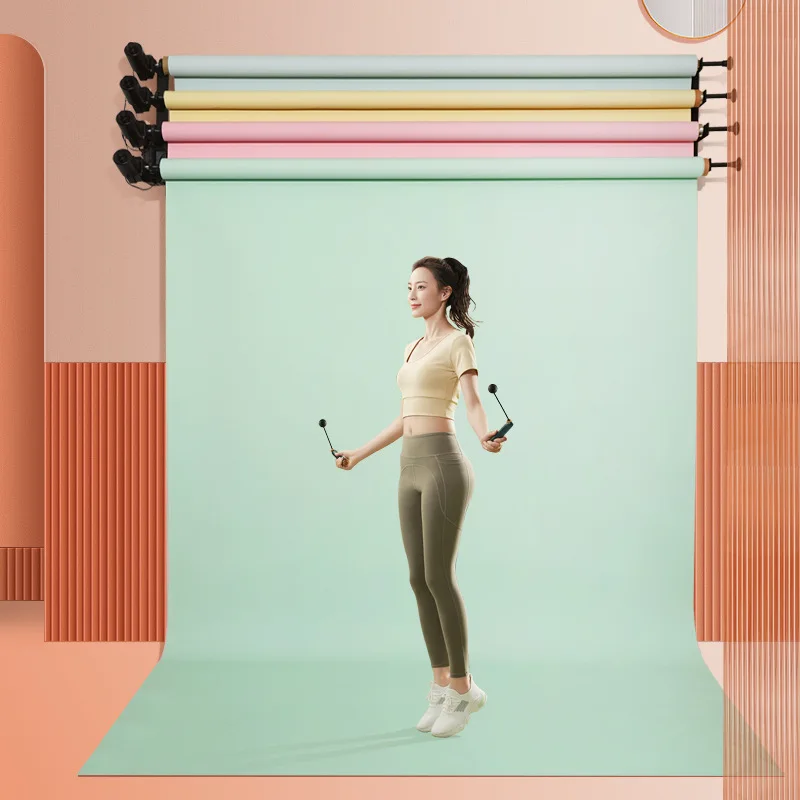 Yiscaxia Electric Background Shaft Remote Control Photo Green Screen Roll Up Paper Backdrop All Mount Background Roller System