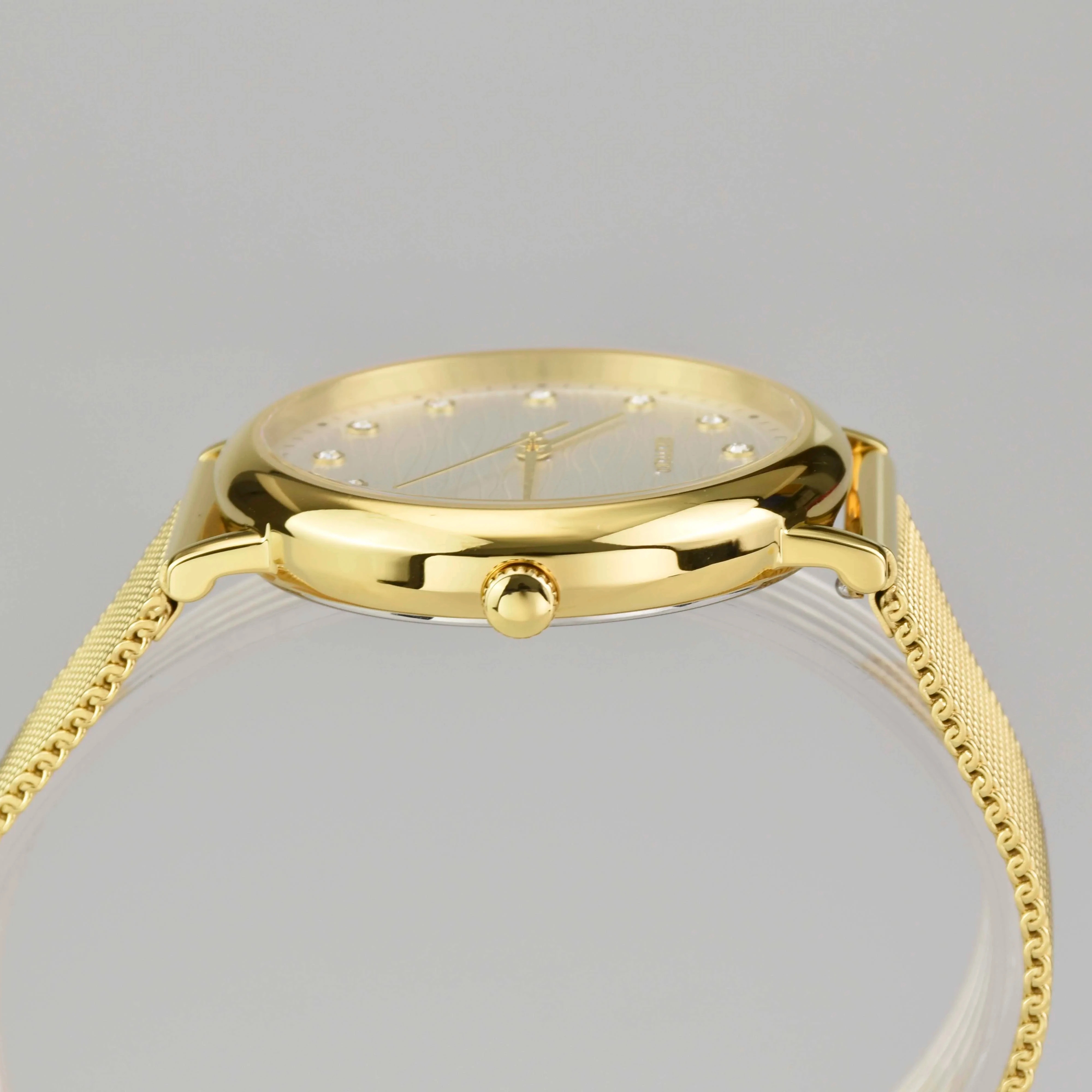 OEM Accept Custom Manufacturer Cheaper Quartz Mesh Strap Beautiful Watch for Women