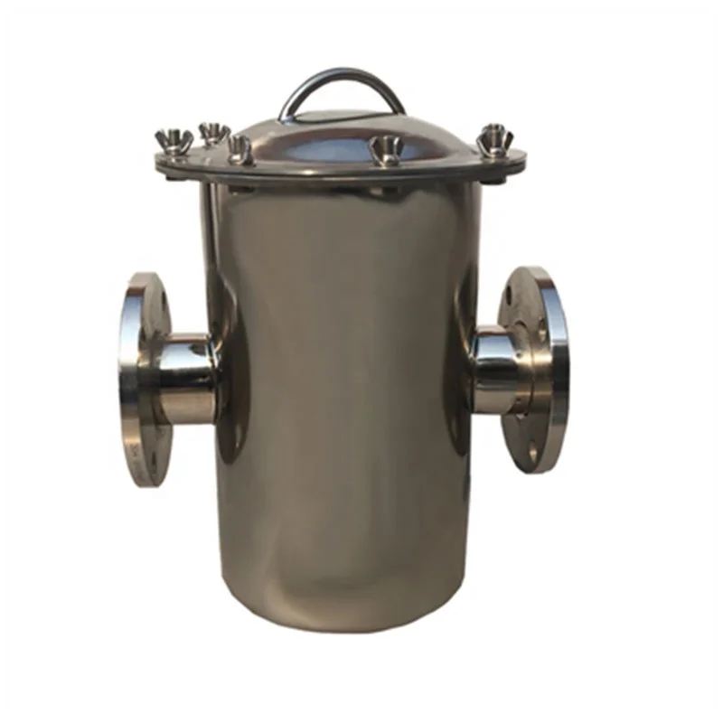 Swimming pool stainless steel 304/316 side-mount hair collector