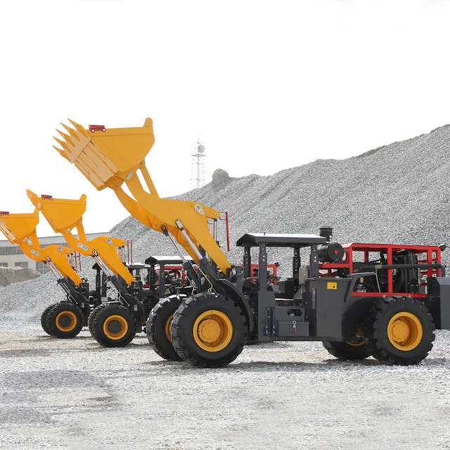Rock Coal Underground Coal Mine Tunnel Mining Wheel Loader