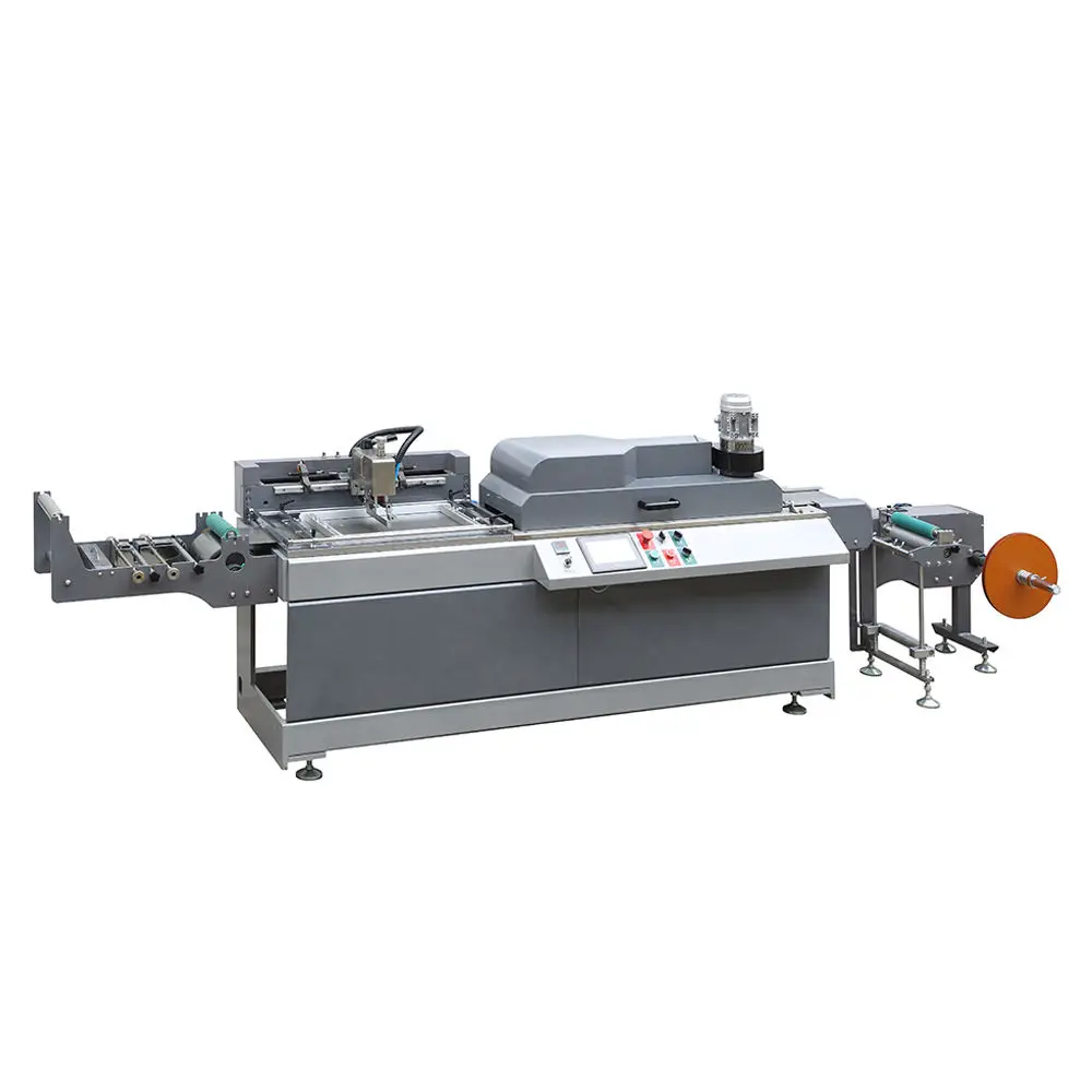 JDZ-2001 Wholesale Low Cost 1 Color 5m/Min Fully Automatic Silk Screen Printing Machine For Polyester Satin Ribbon, Fabric Label