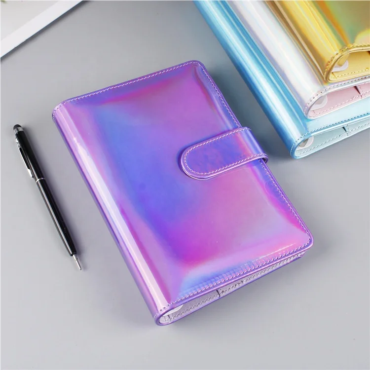 A5 A6 A7 Size Custom Organizer PU Leather Cover With Cash Envelopes Budget Binder