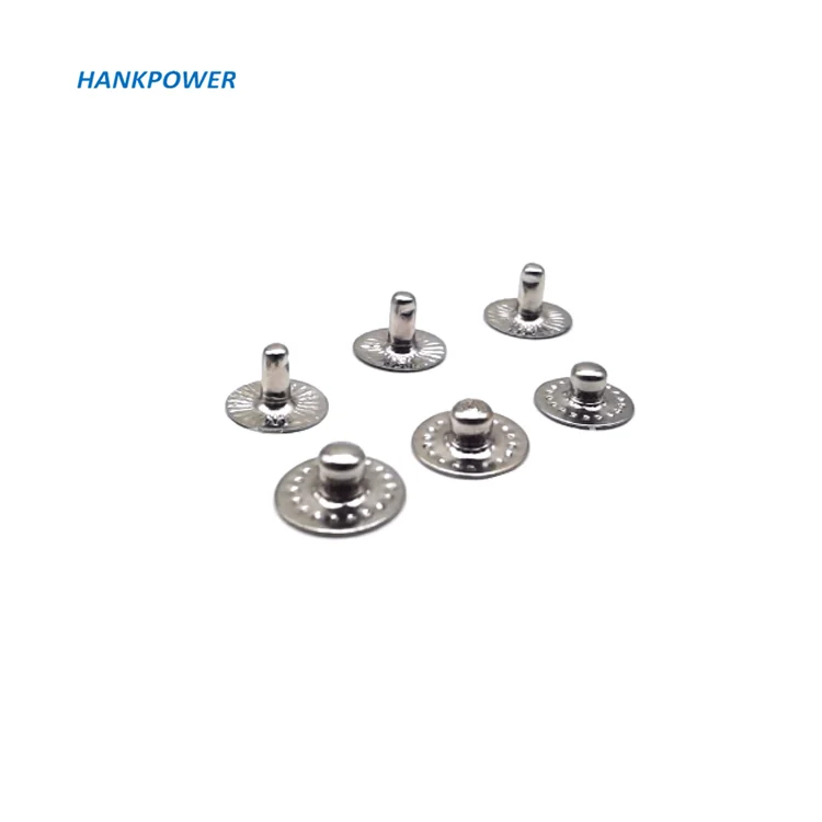 Ecg electrodes 2.6 metal ecg snap button Medical  button male ecg snap connector