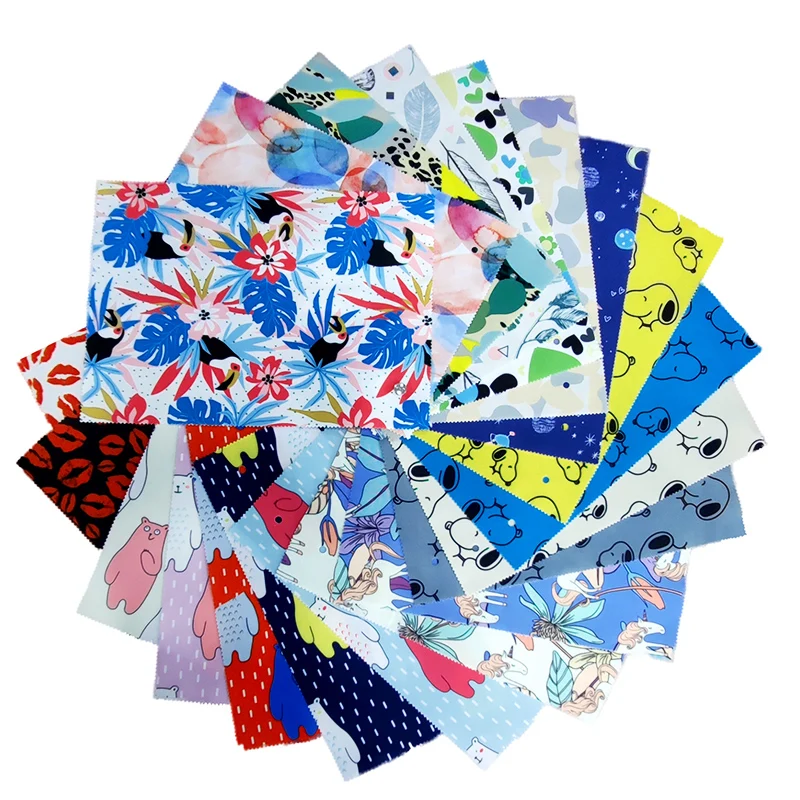 Custom Printing Service Digital Printing fabric Polyester 290T Twill Oxford Laminated Bag Fabric