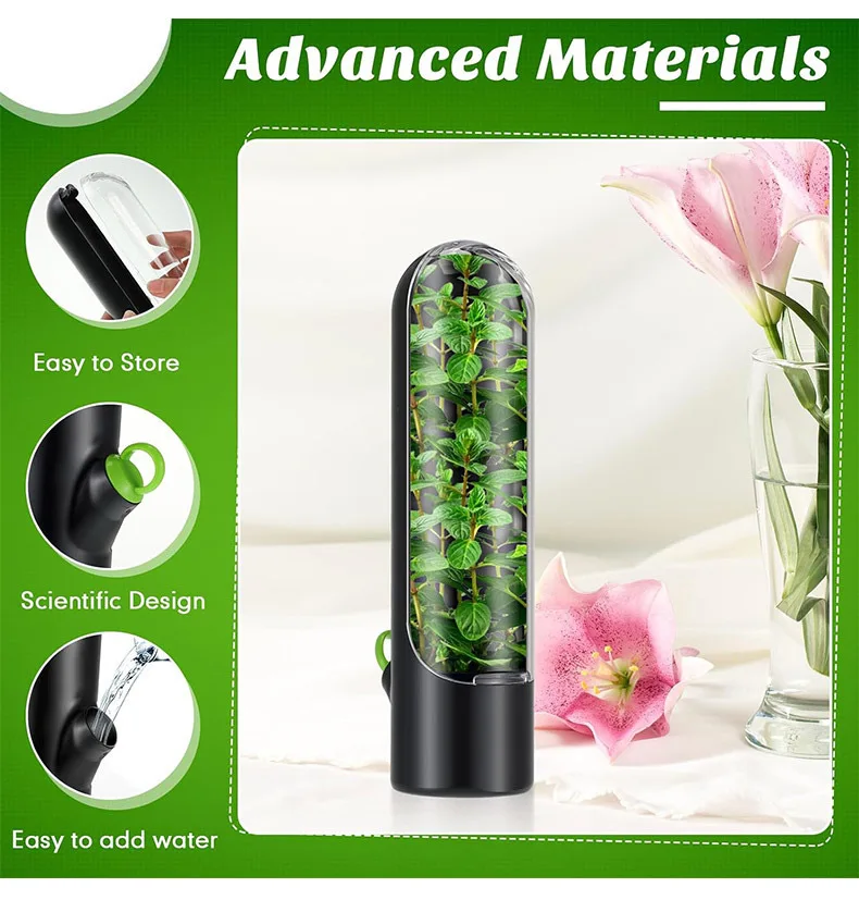 New product 2024 Herb Savor Storage Container Freshness Herb Keeper Transparent Refrigerator Herb Saver