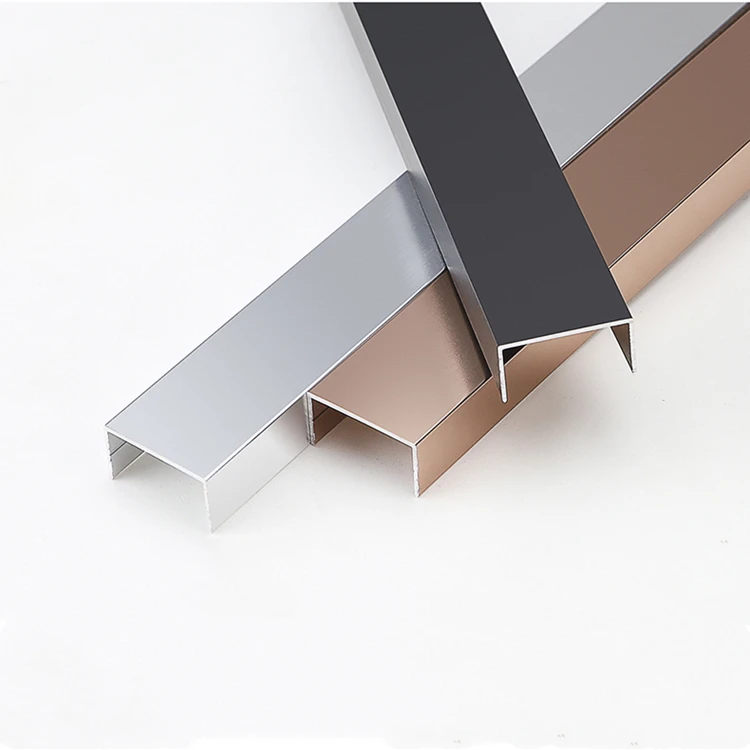 Foshan Supplier Tile Edge Trim For Interior Wholesale Metal Tile Profiles U Shape High Quality Stainless Steel Decorative