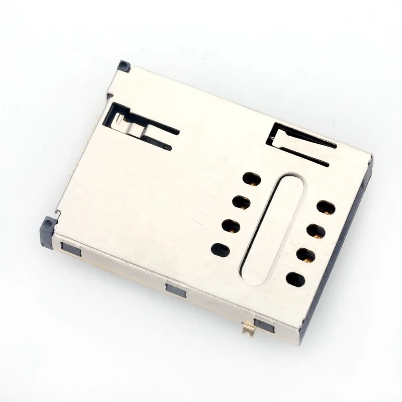 MUP Push push TYPE normally close PCB sim card holder connector for GPS