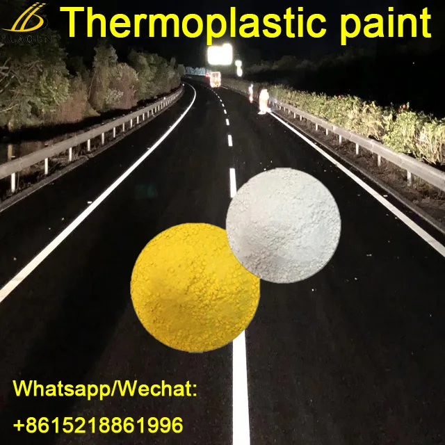 Super Reflective Hot Melt Road Marking Paint 30% Glass Bead Reflective Thermoplastic Road Marking Paint