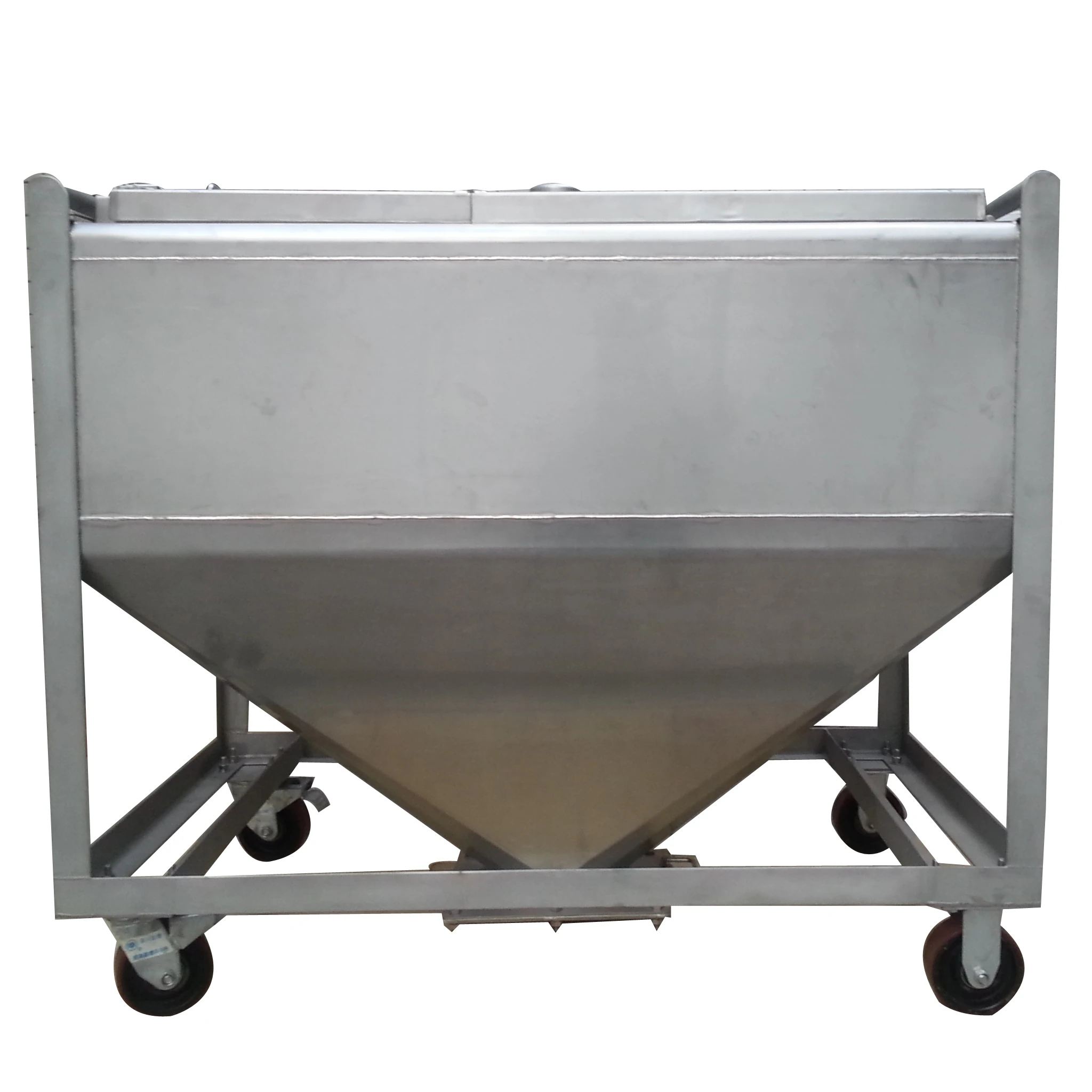 Контейнер для сухого молока из нержавеющей стали на 600 л для детей с колесами, легко перемещается