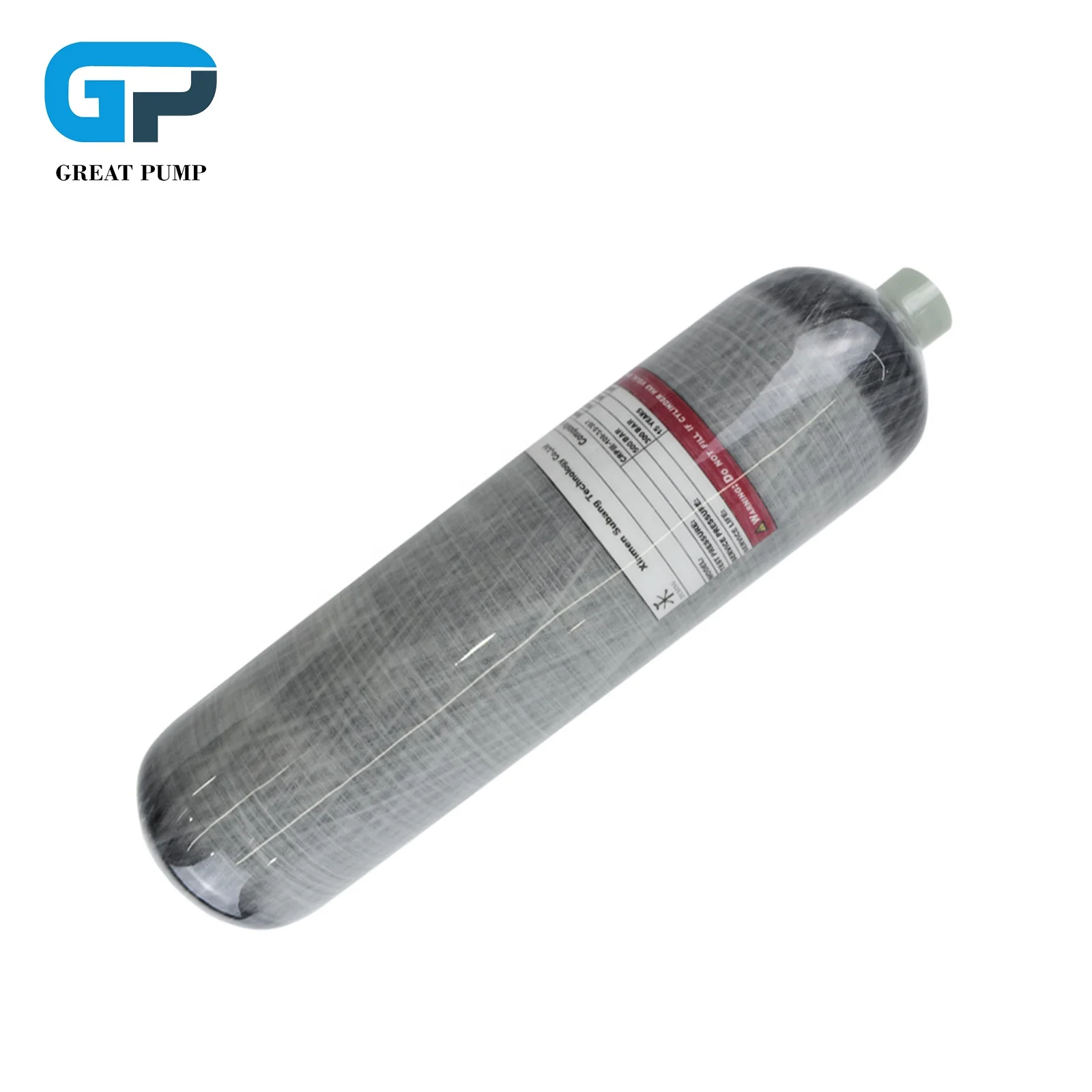 GP Compressive Strength Best Quality 34500psi 00bar 30mpa 3L High Price Household Paintball White PCP Carbon Fiber Air Bottle