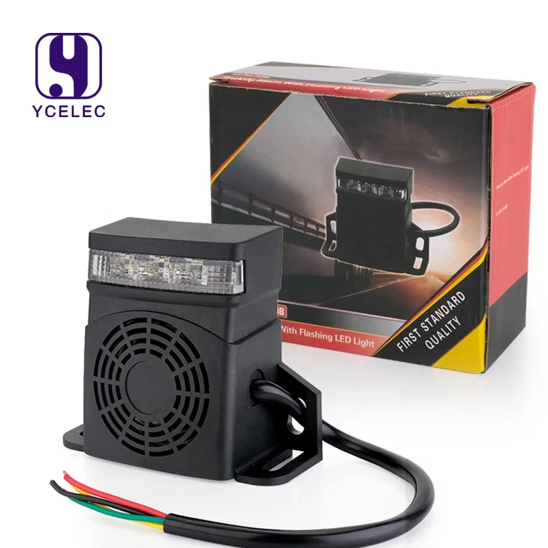 12V-80V 107dB Beep Sound flashing light reversing back alarm Speaker & Horn